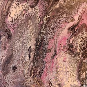 acrylique pouring beaujolais